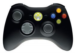 Microsoft Xbox 360 Wireless Gamepad Black w Komputronik