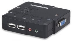 Manhattan Przełącznik KVM 2/1 USB (z audio) w Komputronik