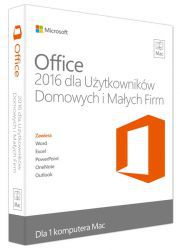 Microsoft Office 2016 dla komputerów Mac PL –  wersja dla Użytkowników Domowych i Małych Firm w Komputronik