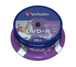 DVD+R Verbatim Printable ID 25szt w Komputronik
