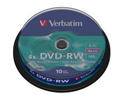 DVD-RW Verbatim 10szt w Komputronik