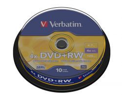 DVD+RW Verbatim 10szt w Komputronik