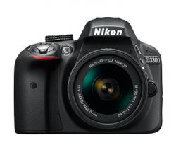 Nikon D3300 + obiektyw AF-P DX 18-55VR + 55-200VR II Czarny w Komputronik