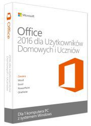 Microsoft Office 2016 dla Użytkowników Domowych i Uczniów 32/64 Bit PL - promocja przy zakupie z komputerem lub notebookiem w Komputronik