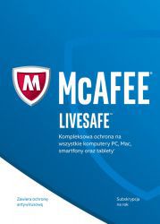 McAfee 2017 LiveSafe w Komputronik