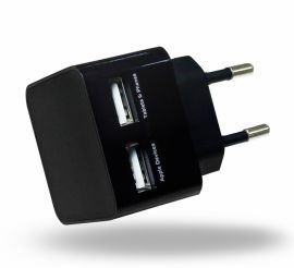 Azuri Home Charger 2x USB 2A czarny w Komputronik