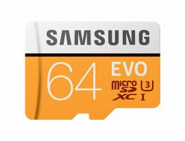 Samsung EVO microSDXC 64GB UHS-I U3 [Zapis 60MB/s Odczyt 100MB/s] w Komputronik