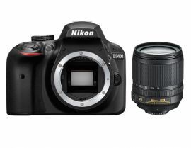 Nikon D3400 + obiektyw 18-105 VR + karta 8GB + torba Czarny w Komputronik