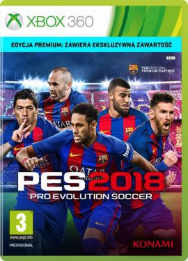 Pro Evolution Soccer 2018 Premium Edition (X360) w Komputronik
