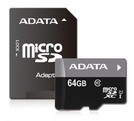 ADATA microSDXC 64GB Premier Class 10+ adapter w Komputronik