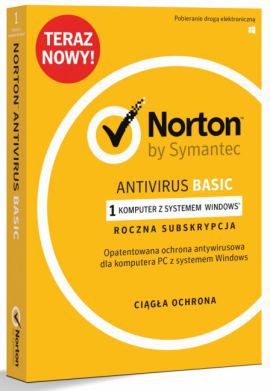 Norton Antivirus Basic BOX PL 1 - desktop - licencja na rok w Komputronik