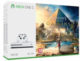 Microsoft Xbox One S 500GB + Assassins Creed Origins + Xbox Live 6 miesięcy w Komputronik