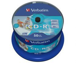 CD-R VerbatimAZO Printable No ID 50szt w Komputronik