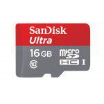 Karta pamięci SanDisk Ultra 16 GB 80MB/s microSDHC/microSDXC UHS-I z adapterem