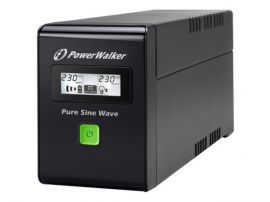 UPS POWER WALKER 600VA 2X PL 230V PURE SINE WAVE