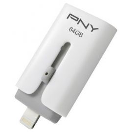 Pamięć USB PNY Duo-Link for iPhone and iPad 64 GB Biało-szary w Saturn