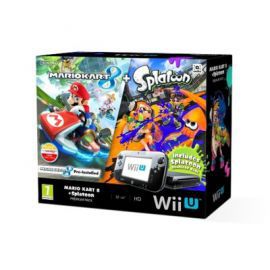 Konsola NINTENDO Wii U Premium Pack Black + Mario Kart 8 + Splatoon + New Super Mario Bros. U + New Super Luigi U w Saturn