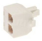 Adapter 2x 6P4C - 6P4C HAMA