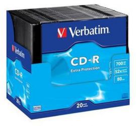 Płyta VERBATIM CD-R 700 Slim 1 sztuka w MediaExpert