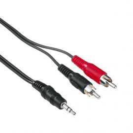 Kabel Jack 3.5 mm - 2x Cinch HAMA 5 m w MediaExpert