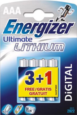 BATERIA ENERGIZER Bateria ENERGIZER Ultimate Lithium L-92 AAA 3+1 w MediaExpert