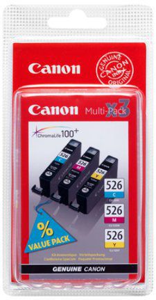 Tusz CANON CLI-526 C/M/Y Pack w MediaExpert