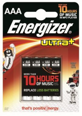 Bateria ENERGIZER Ultra+ AAA LR03