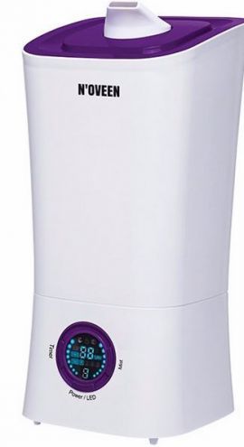 Nawilżacz ultradźwiękowy NOVEEN HQ-UH813G Biało-fioletowy + 2 olejki zapachowe