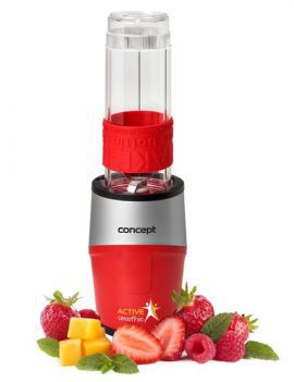 Blender kielichowy CONCEPT SM-3382 Smoothie Maker Czerwony (Sportowy) w MediaExpert