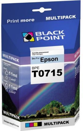 Tusz BLACK POINT BPET0715 Multipack