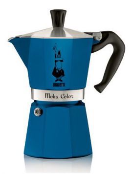 Kawiarka BIALETTI Moka Color 3 TZ Niebieski