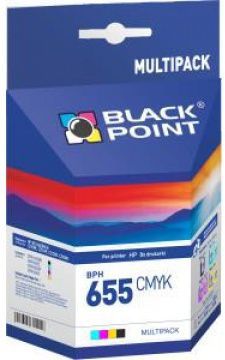 Tusz BLACK POINT BPH655CMYK Multipack