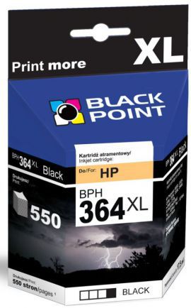 Tusz BLACK POINT BPH364XLBK Czarny