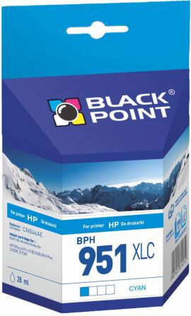 Tusz BLACK POINT BPH951XLC Niebieski w MediaExpert