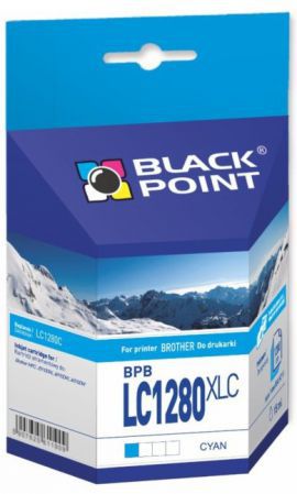 Tusz BLACK POINT BPBLC1280XLC Niebieski w MediaExpert