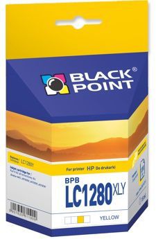 Tusz BLACK POINT BPBLC1280XLY Żółty