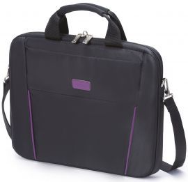 Torba DICOTA do laptopa Slim Case Base 14-15.6 D31000 Czarno-Purpurowy