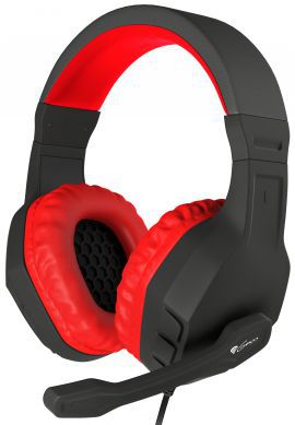Słuchawki nauszne GENESIS Argon 200 z mikrofonem Czarno-czerwony w MediaExpert