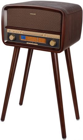 Gramofon SENCOR STT 019U Retro Brązowy