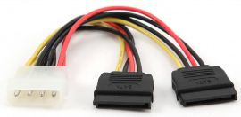 Kabel MOLEX - 2x SATA GEMBIRD 0.15 m w MediaExpert