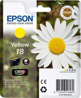 Tusz EPSON 18 Żółty