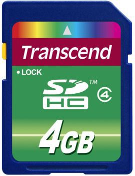 Karta TRANSCEND SDHC 4GB Class 4