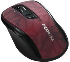 Mysz RAPOO 7100P Czarno-bordowy w MediaExpert