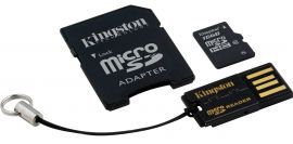 Karta KINGSTON microSD 16GB + czytnik USB class 10