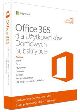 Subskrypcja MICROSOFT Office 365 dla Użytkowników Domowych w MediaExpert