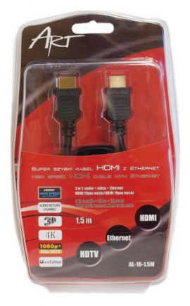 Kabel HDMI - HDMI ART 1.5 m w MediaExpert