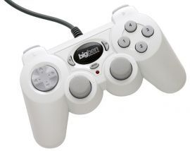 Joypad BIGBEN Pad analogowy USB z wibracjami Biały