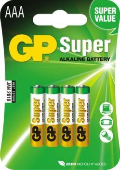 Bateria GP Super Alkaline LR03 24A4/2-2UE6