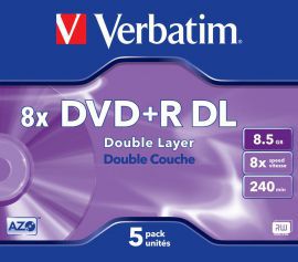 Płyta VERBATIM DVD+R DL 1szt.