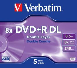 Płyta VERBATIM DVD+R DL 1szt.